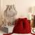 Rosa red potli bag and jalsa potli bag festive combo