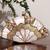 Golden mother of pearl clutch and amour batua bag combo