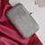 Grace beige flap bag and glitz silver clutch combo