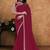 maroon crepe moti with hand work designer saree