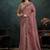 mauve pure banarasi sequince border designer saree