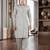 Classic grey cotton men's pathani kurta pajama set