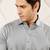 Classic grey cotton men's pathani kurta pajama set