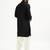 Classic black cotton men's pathani kurta pajama set