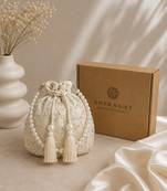 dangle  embellished potli with signature gift box