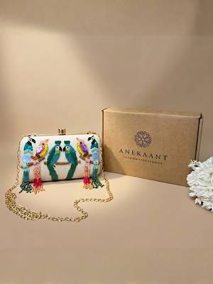adorn quirky embellished clutch with signature gift box 1