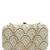 adorn pearl embellished clutch with signature gift box