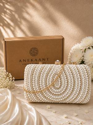 adorn pearl embellished clutch signature gift box 1