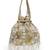 palmette embellished droop potli with signature gift box