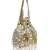 palmette embellished droop potli with signature gift box