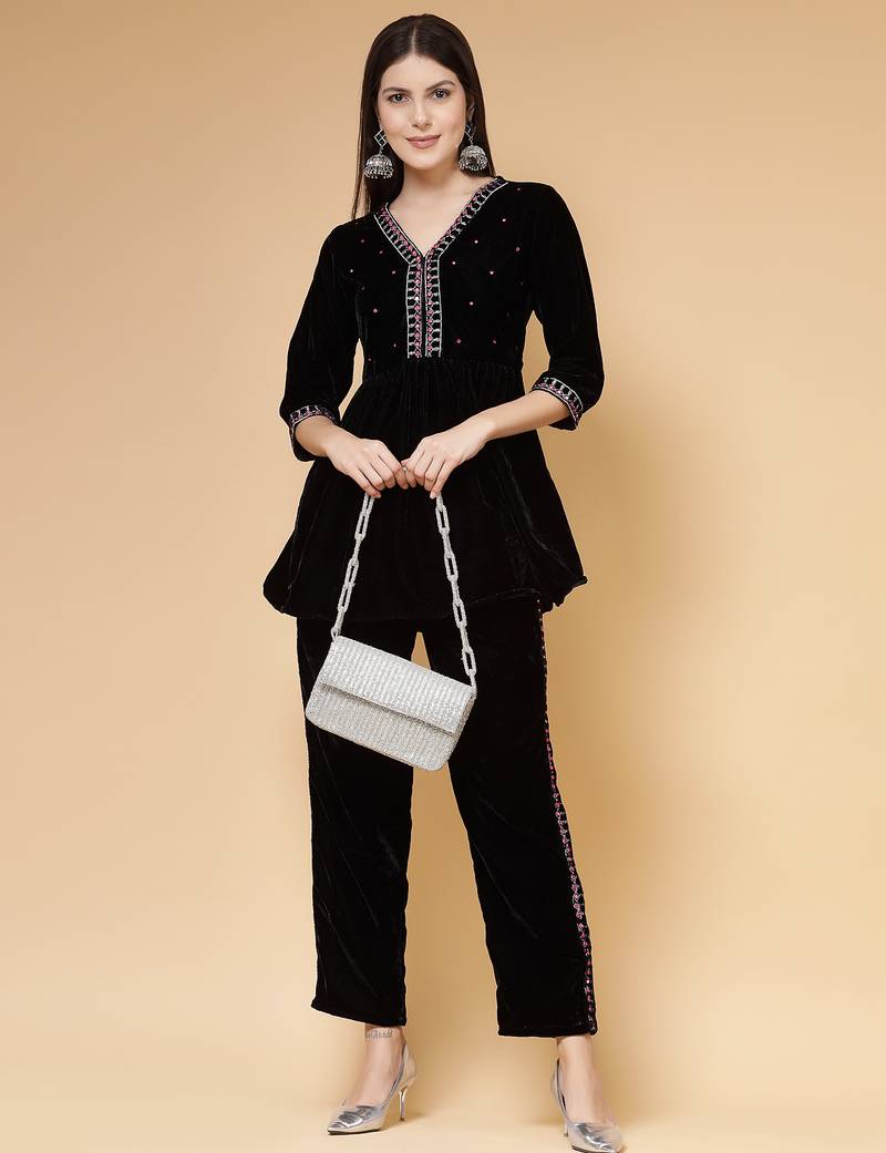 coffer striped embellished clutch with signature gift box