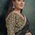 black paper silk blend thread work designer saree