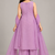 Purple sequins embroidered kurti palazzo girls festive set with dupatta