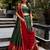 Alluring Bottle Green Zari Weaving Cotton Mehendi Wear Half Saree Lehenga