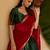 Alluring Bottle Green Zari Weaving Cotton Mehendi Wear Half Saree Lehenga