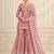 Rose salsa silk embroidered sharara suit set