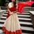Charming White Zari Weaving Cotton Festive Wear Half Saree Lehenga