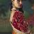 Orange premium fancy heavy beads work saree