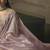Baby pink premium fancy heavy beads work saree