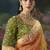 Multicolor premium fancy heavy beads work saree
