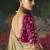 Olive premium fancy heavy beads work saree