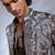 Moss grey embroidered linen satin achkan kurta set