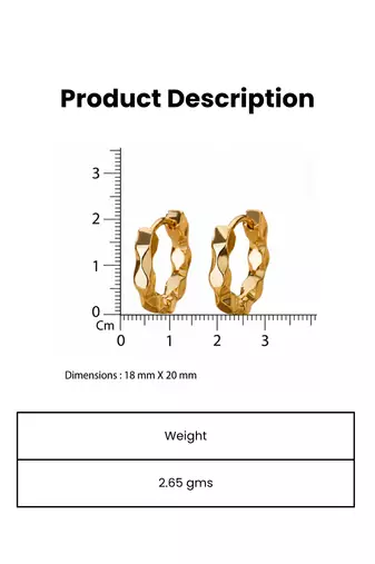 wildcats feline gold plated hoop earring