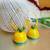 Yellow color ethnic hoops quilling jhumkas