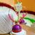 Purple color ethnic hoops quilling jhumkas