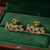 Kiss gold plated stud earring