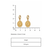 golden hour gold plated hoop earrings