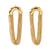Curtain chain gold plated tassel earring