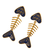 Reef studs blue gold plated drop earring