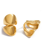 Helix hugger gold plated earcuff earring