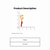 red pepper charm gold plated hoop earrings