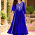 Women's premium georgette resham thread embroidered kurta set with dupatta