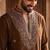 Brown heavy handwork kurta pant