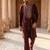 Purple heavy handwork kurta pant