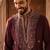 Purple heavy handwork kurta pant