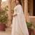 Women's premium georgette resham thread embroidered kurta set with dupatta