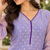 Women’s jaquard buti shimmer silk a-line flared kurta set with bottom