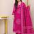 Women   s Pure Cotton Bandhani Printed Kurta Set with Palazzo Pants & Dupatta | Embroidered Work Ethnic Wear