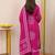 Women   s Pure Cotton Bandhani Printed Kurta Set with Palazzo Pants & Dupatta | Embroidered Work Ethnic Wear