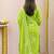 Women   s Pure Cotton Bandhani Printed Kurta Set with Palazzo Pants & Dupatta | Embroidered Work Ethnic Wear