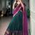 Marvelous Teal Green Zari Weaving Cotton Mehendi Wear Half Saree Lehenga