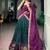 Marvelous Teal Green Zari Weaving Cotton Mehendi Wear Half Saree Lehenga