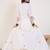 White embroidered pure cotton kurta trouser dupatta set