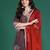 Multicolor printed pure cotton kurta trouser dupatta set