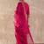 Pink embroidered silk kurta trouser dupatta set
