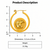 eagle hoops gold plated hoop earring